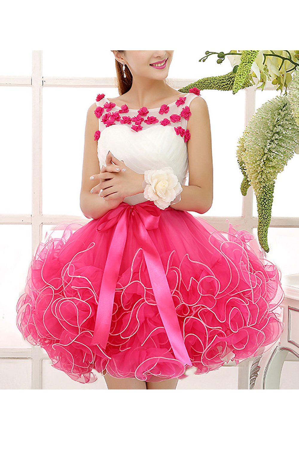 Women Solid Colored Sleeveless Style Classy Evening Dress