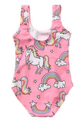 Baby Girls Adorable Sleeveless Bathing Comfort One Piece Swimwear