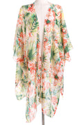 Women Summer Chiffon Printed Style Thin Breathable Beach Cover-Up