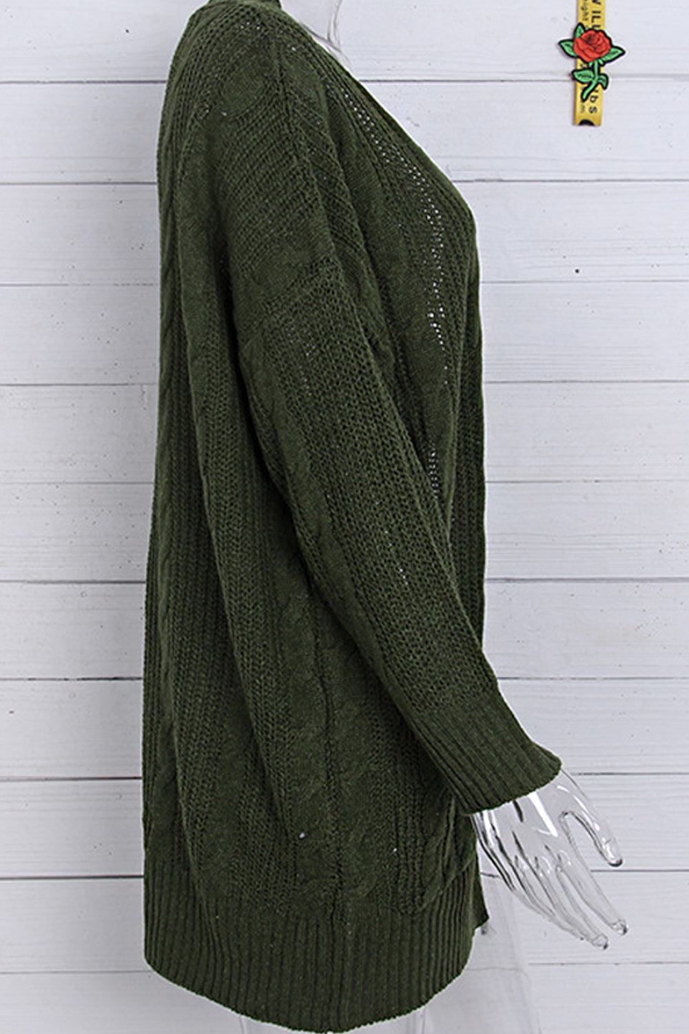 Women Pretty Winter Solid Pattern Tremendous Long Sleeve Cardigan