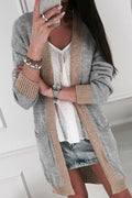 Women Classy Solid Pattern Comfortable Long Sleeve Cardigan