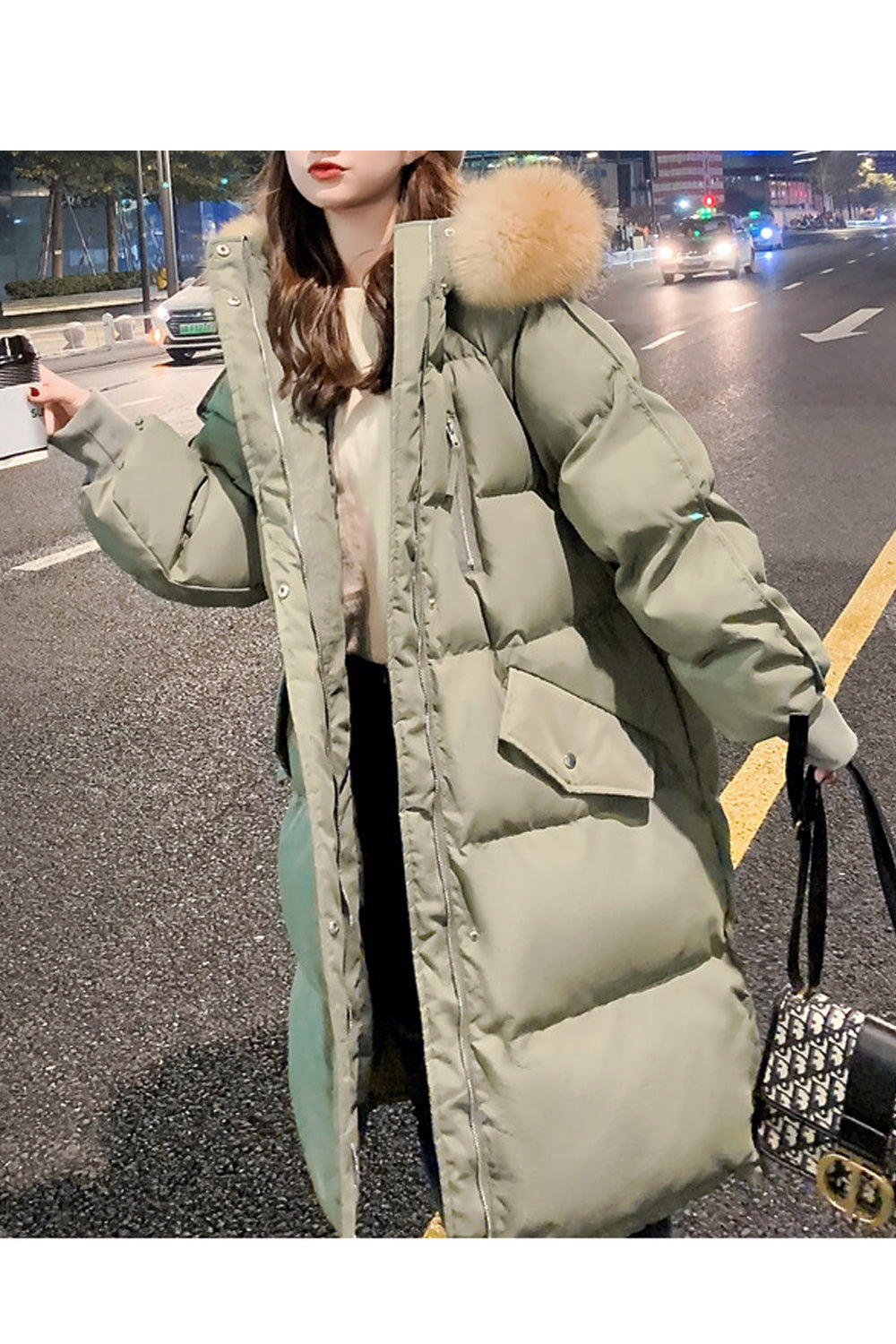 Women Breathable Loose Fit Cotton Padded Jacket