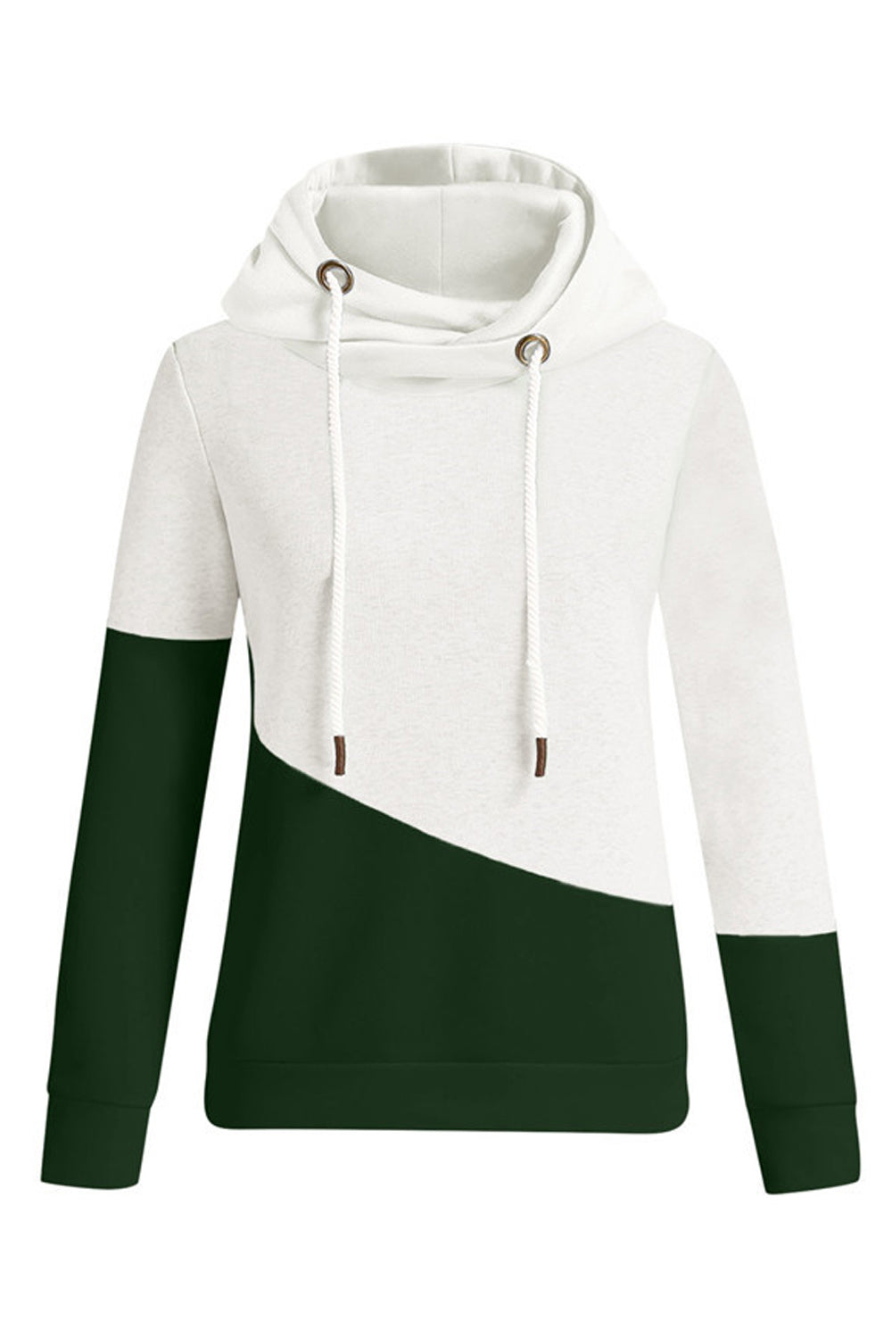 Women Lightweight Modern Slim Fit Long Sleeve Cozy Drawstring Convenient Casual Hoodie