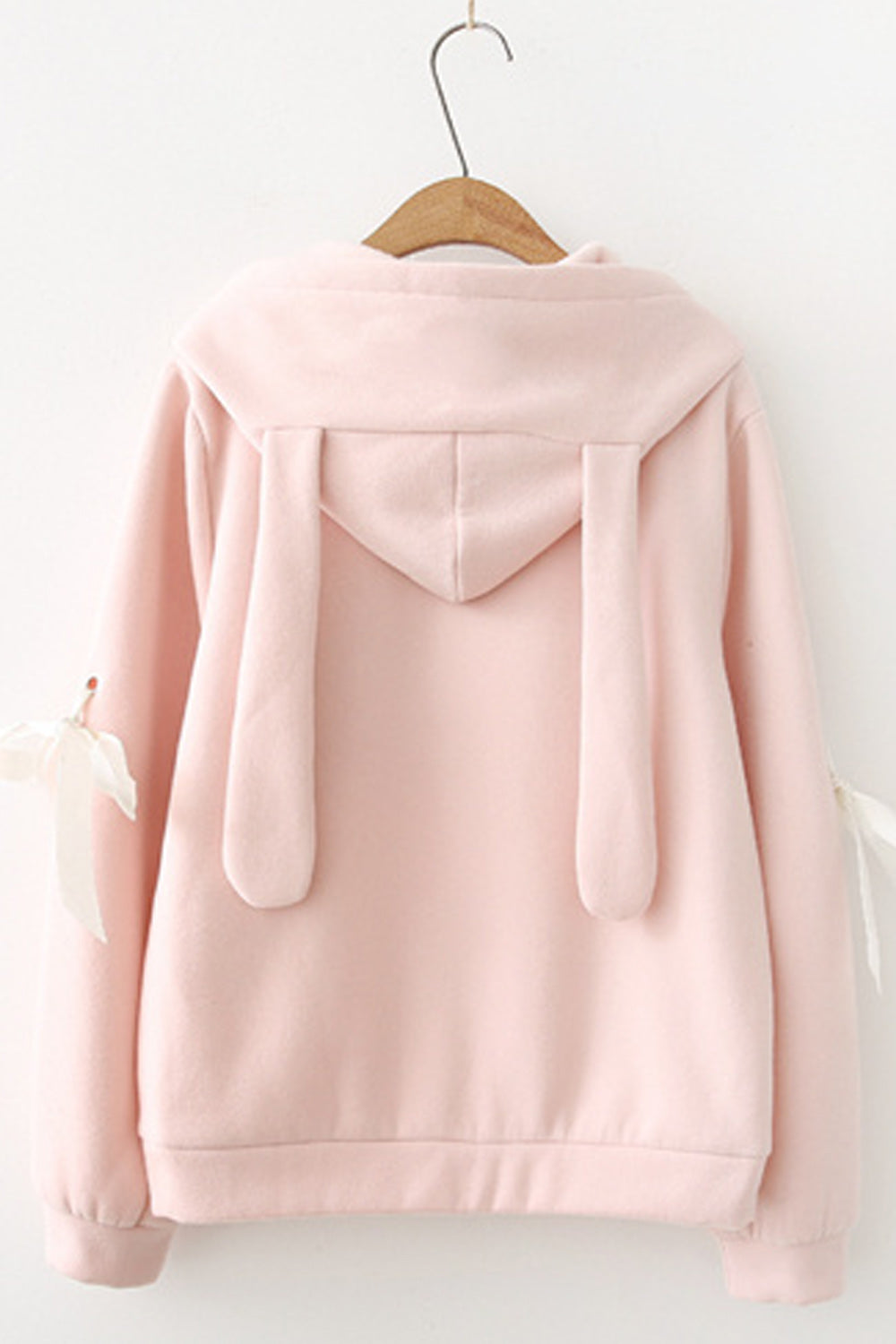 Women Warm Rabbit Ear Long Sleeve Relaxing Lightweight Pullover Hoodie