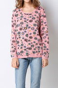 Women Elegant Simple Long Sleeve Thick Windproof Cardigan