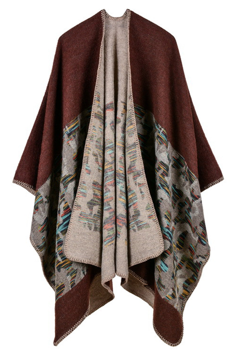 Women Awesome Camouflage Pattern Cozy Winter Warm Cashmere Material Shawl
