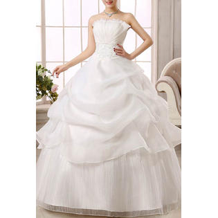 Women Off Shoulder Ball Gown Wedding Dress