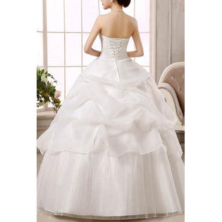 Women Off Shoulder Ball Gown Wedding Dress