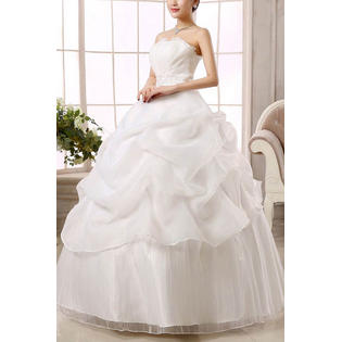 Women Off Shoulder Ball Gown Wedding Dress