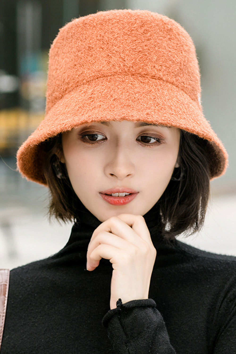 Women Magnificent Ear Protection Solid Pattern Beret Hat