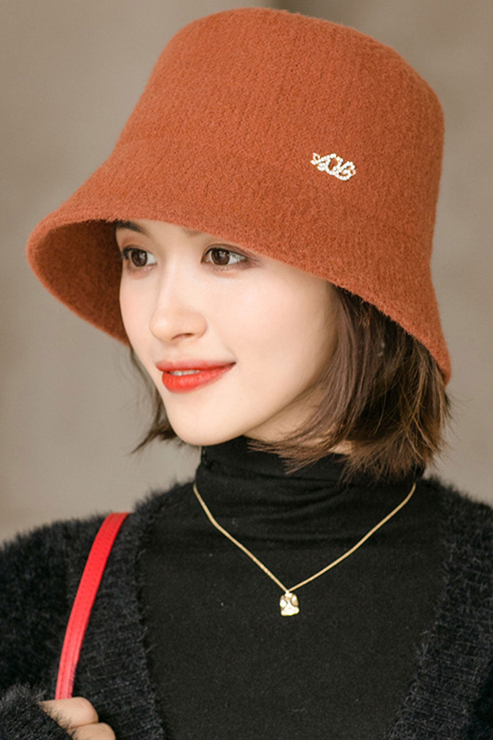 Women Magnificent Ear Protection Solid Pattern Beret Hat