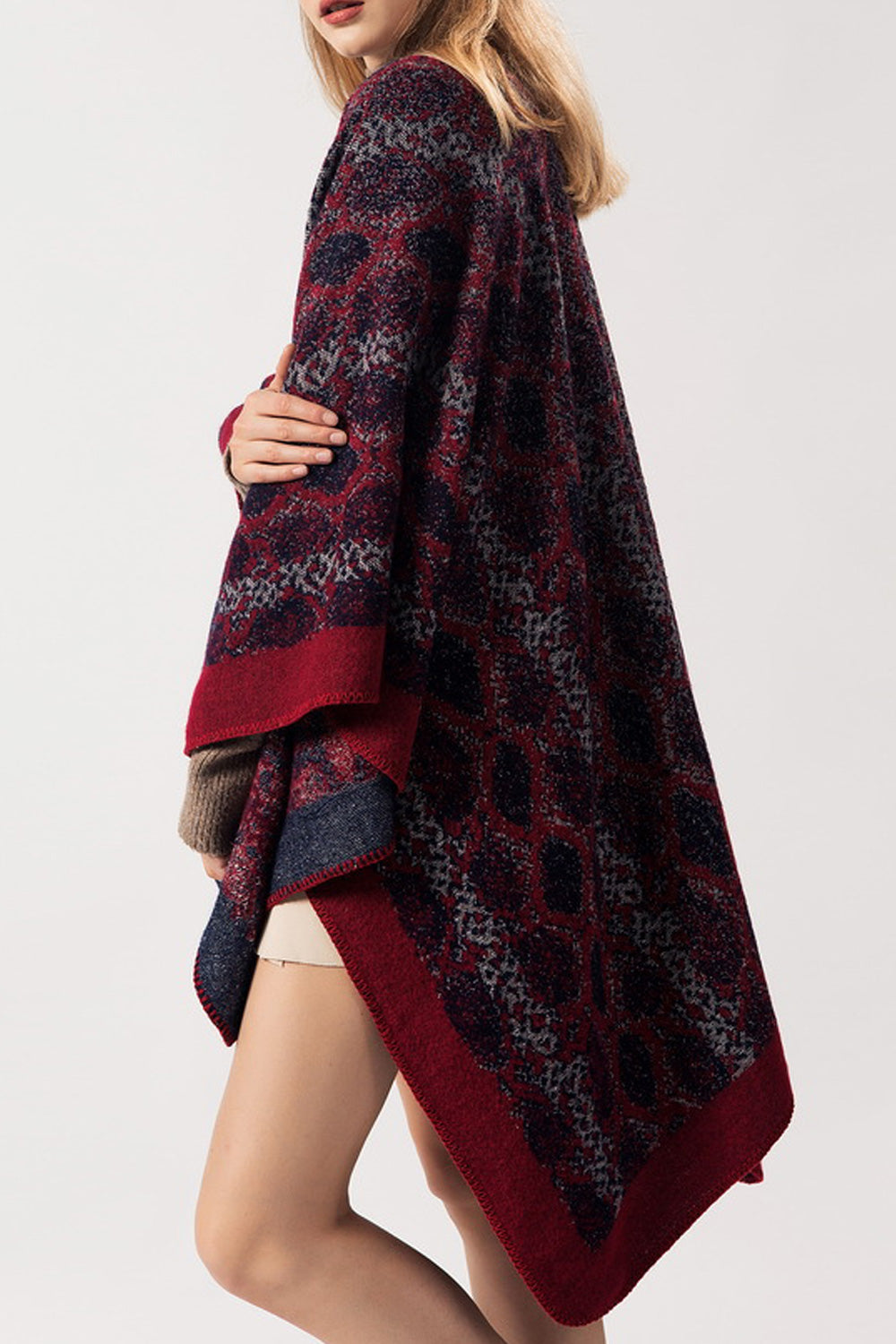 Women Classy Winter Printed Style Cashmere Soft Casual Shawl