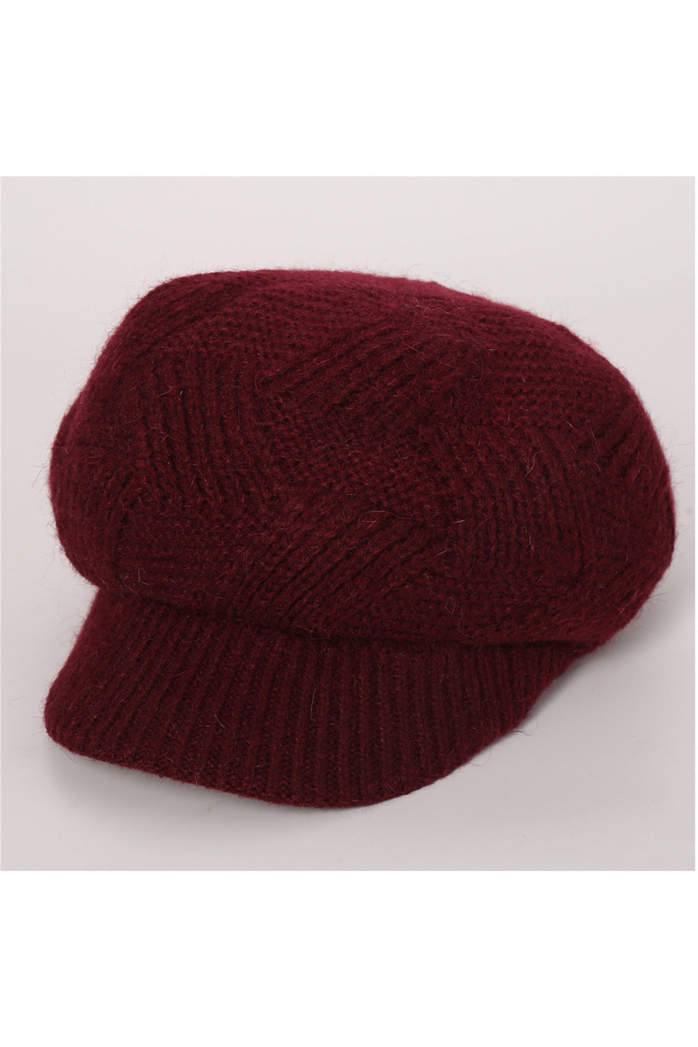 Women Comfortable Cozy Lovely Solid Pattern Knitted Hat
