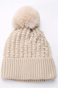 Women Magnificent Solid Colored Casual Warm Knitted Hat