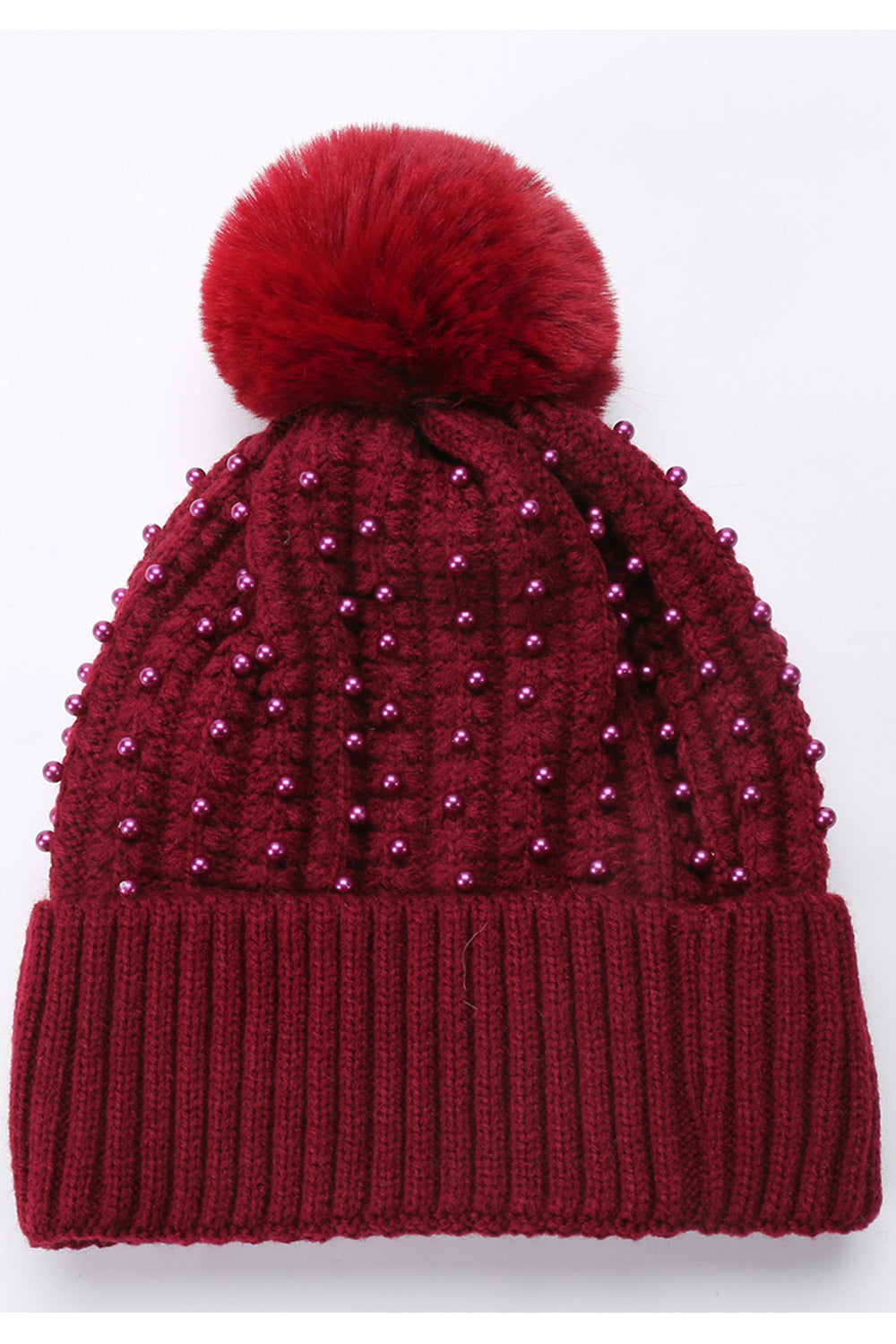 Women Magnificent Solid Colored Casual Warm Knitted Hat