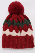 Women Casual Warm Hair Ball Lovely Knitted Hat