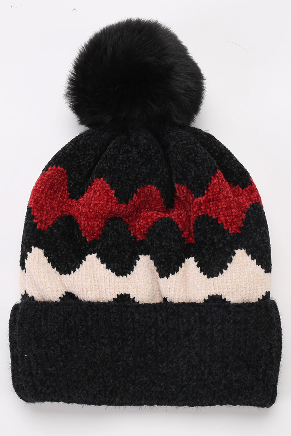 Women Casual Warm Hair Ball Lovely Knitted Hat