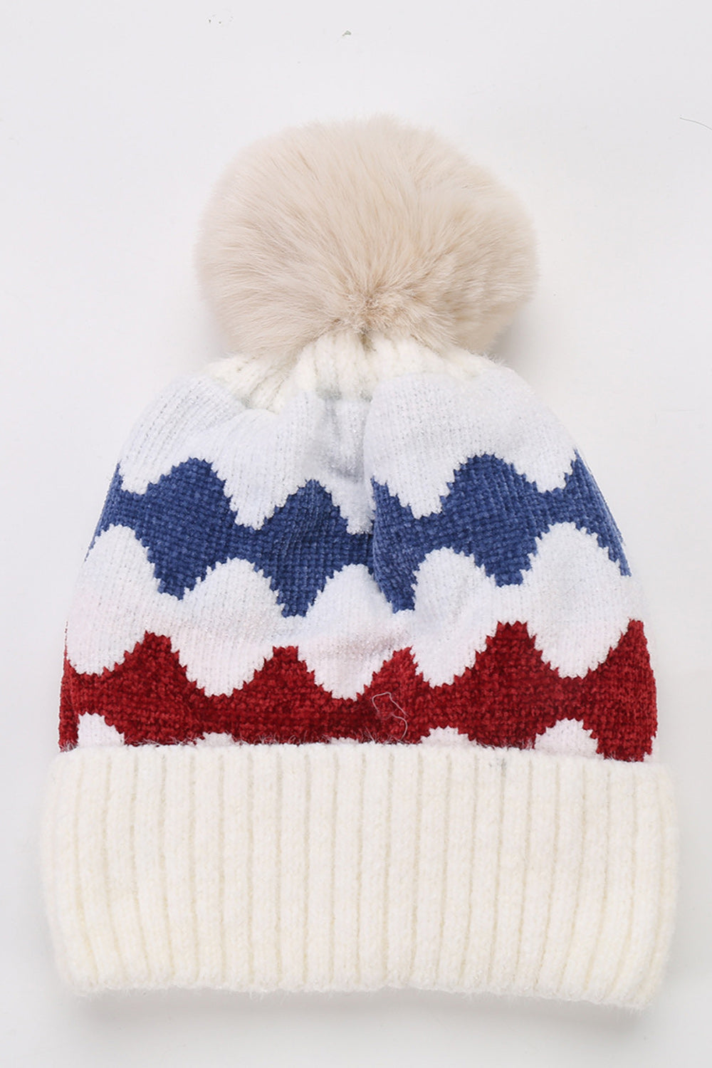 Women Casual Warm Hair Ball Lovely Knitted Hat