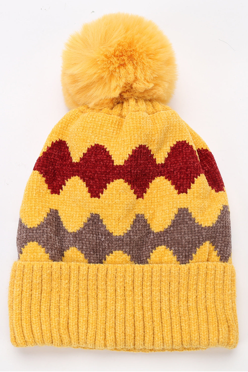 Women Casual Warm Hair Ball Lovely Knitted Hat