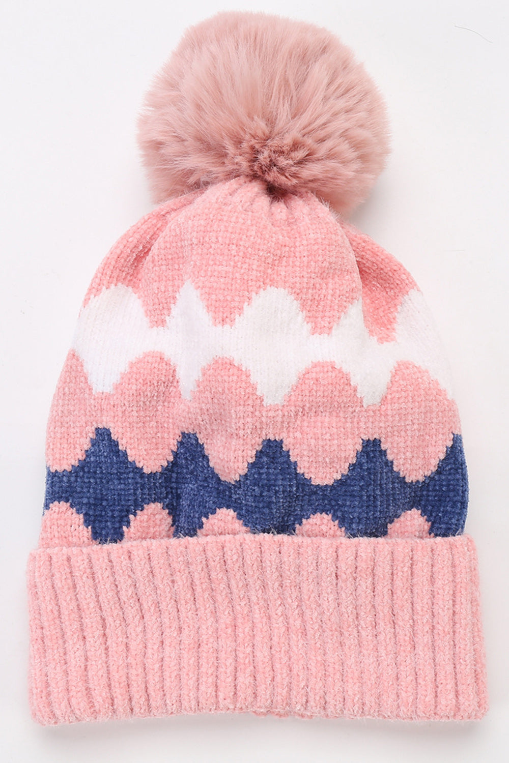Women Casual Warm Hair Ball Lovely Knitted Hat