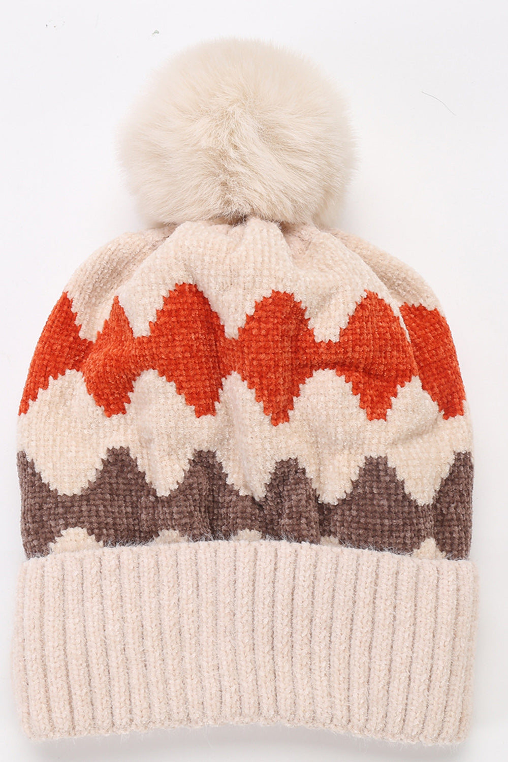 Women Casual Warm Hair Ball Lovely Knitted Hat