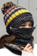 Women Thick Cozy Breathable Lovely Winter Knitted Hat