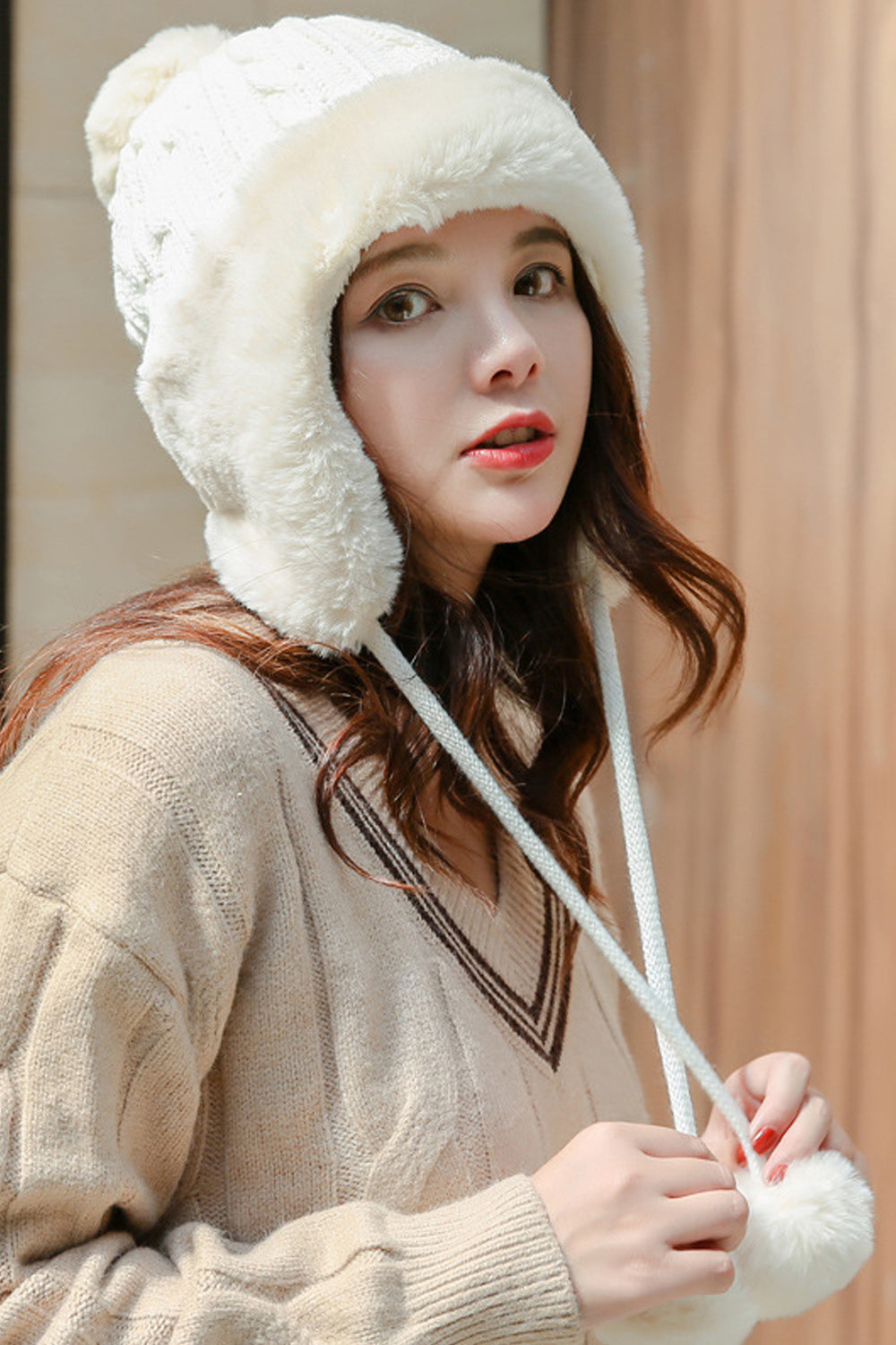 Women Beautiful Thick Winter Casual Knitted Hat