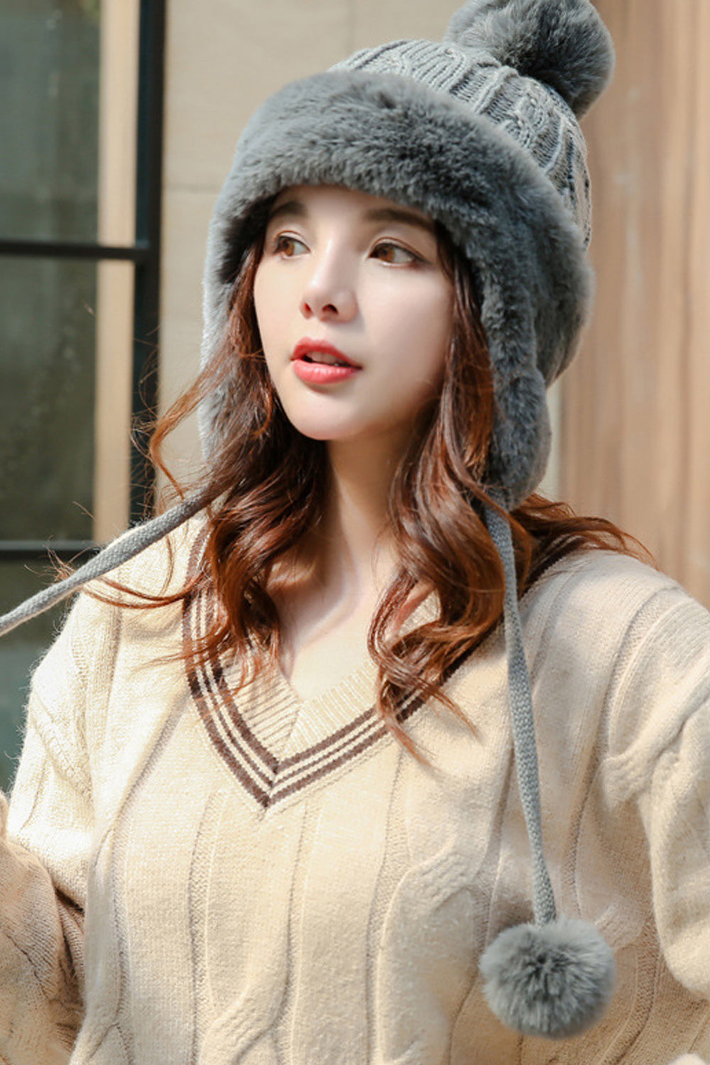 Women Beautiful Thick Winter Casual Knitted Hat