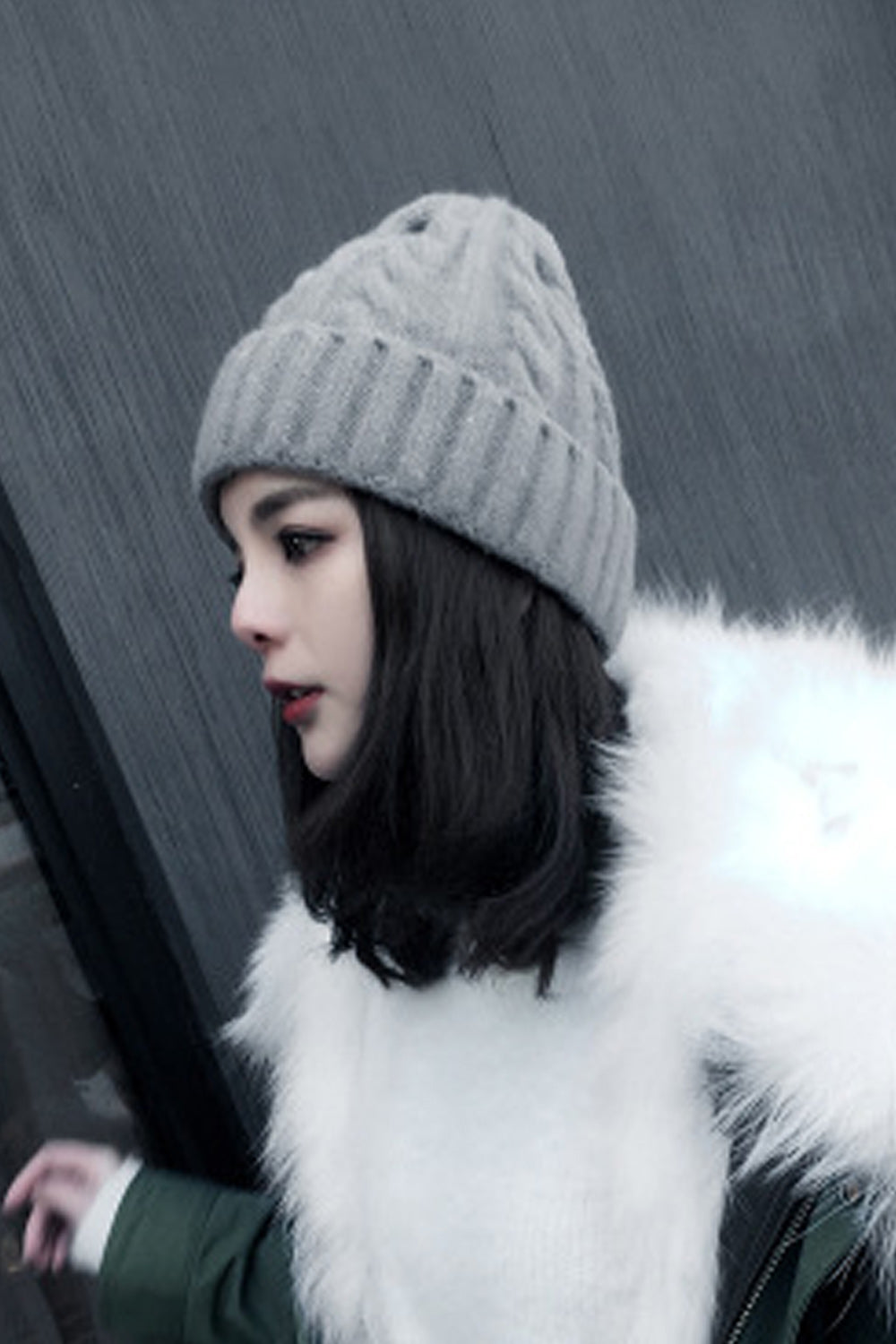 Women Casual Ear Protection Warm Knitted Hat