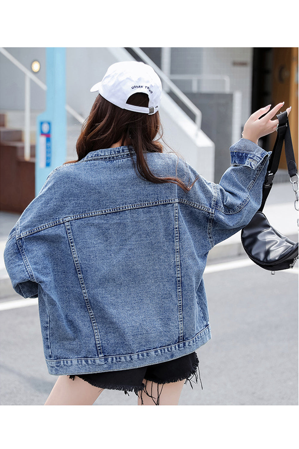 Women Breathable Loose Long Sleeve Magnificent Denim Jacket