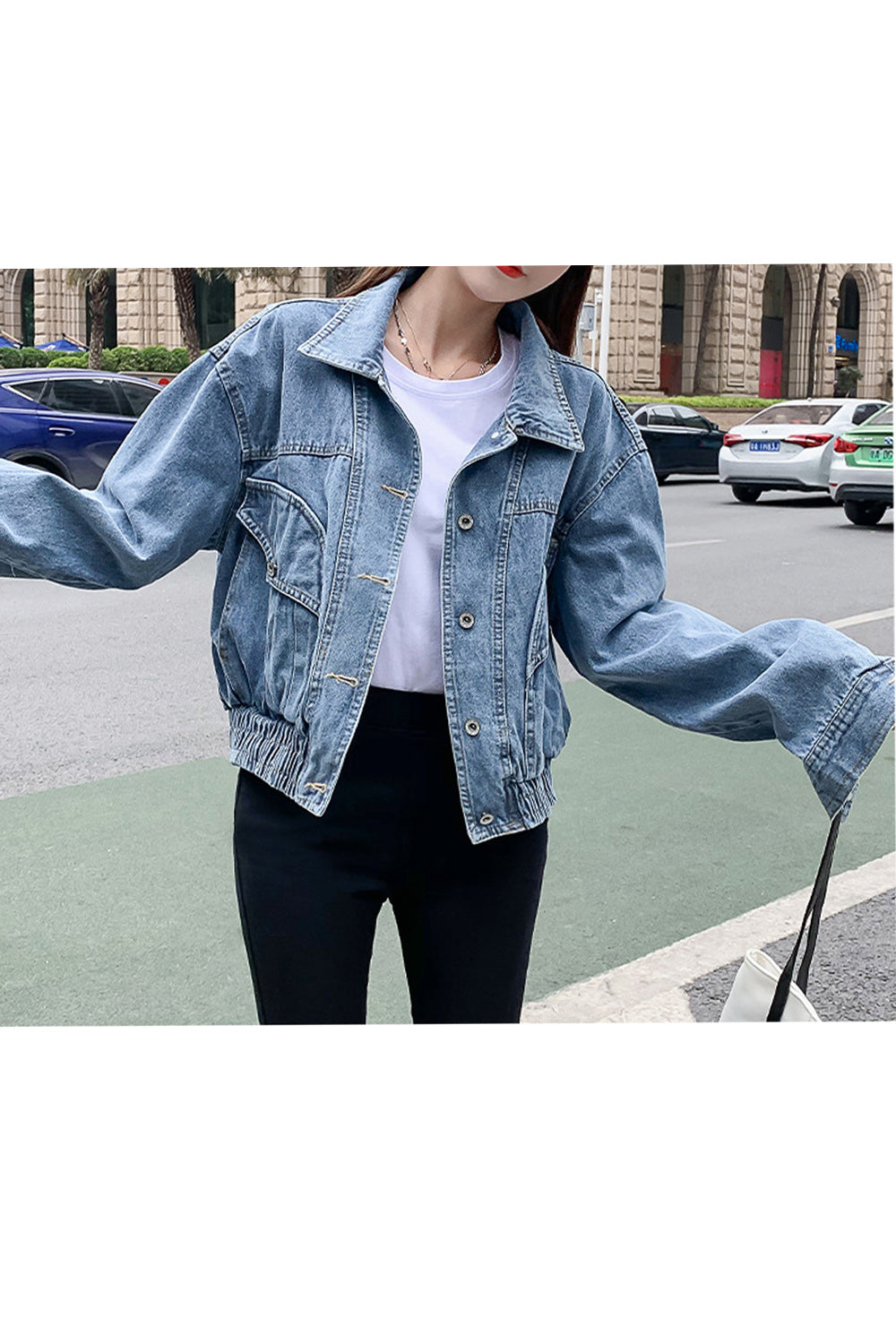 Women Wonderful Winter Season Wind Proof Long Sleeve Tremendous Denim Jacket