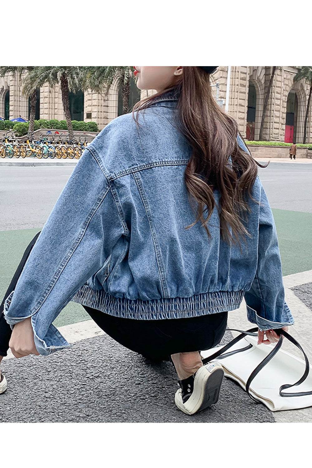 Women Wonderful Winter Season Wind Proof Long Sleeve Tremendous Denim Jacket
