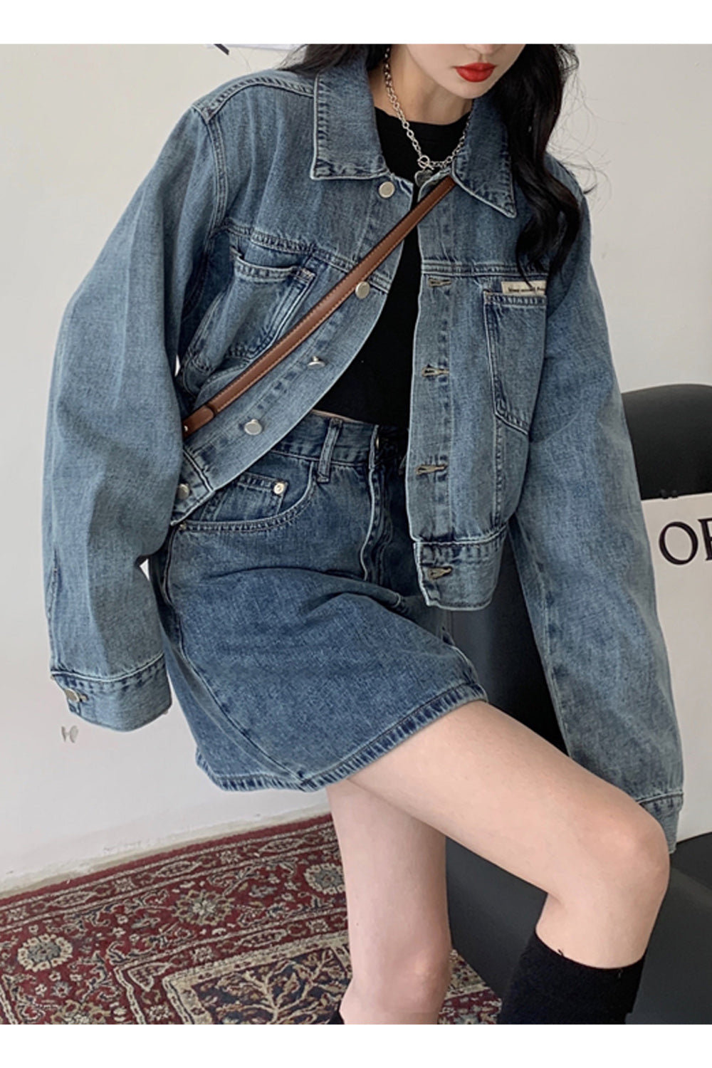 Women Awesome Long Sleeve Breathable Winter Casual Wind Proof Magnificent Denim Jacket