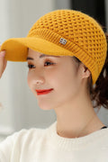 Women Pretty Solid Pattern Magnificent Thick Knitted Hat