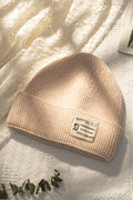 Women Simple Warm Solid Colored Casual Knitted Hat