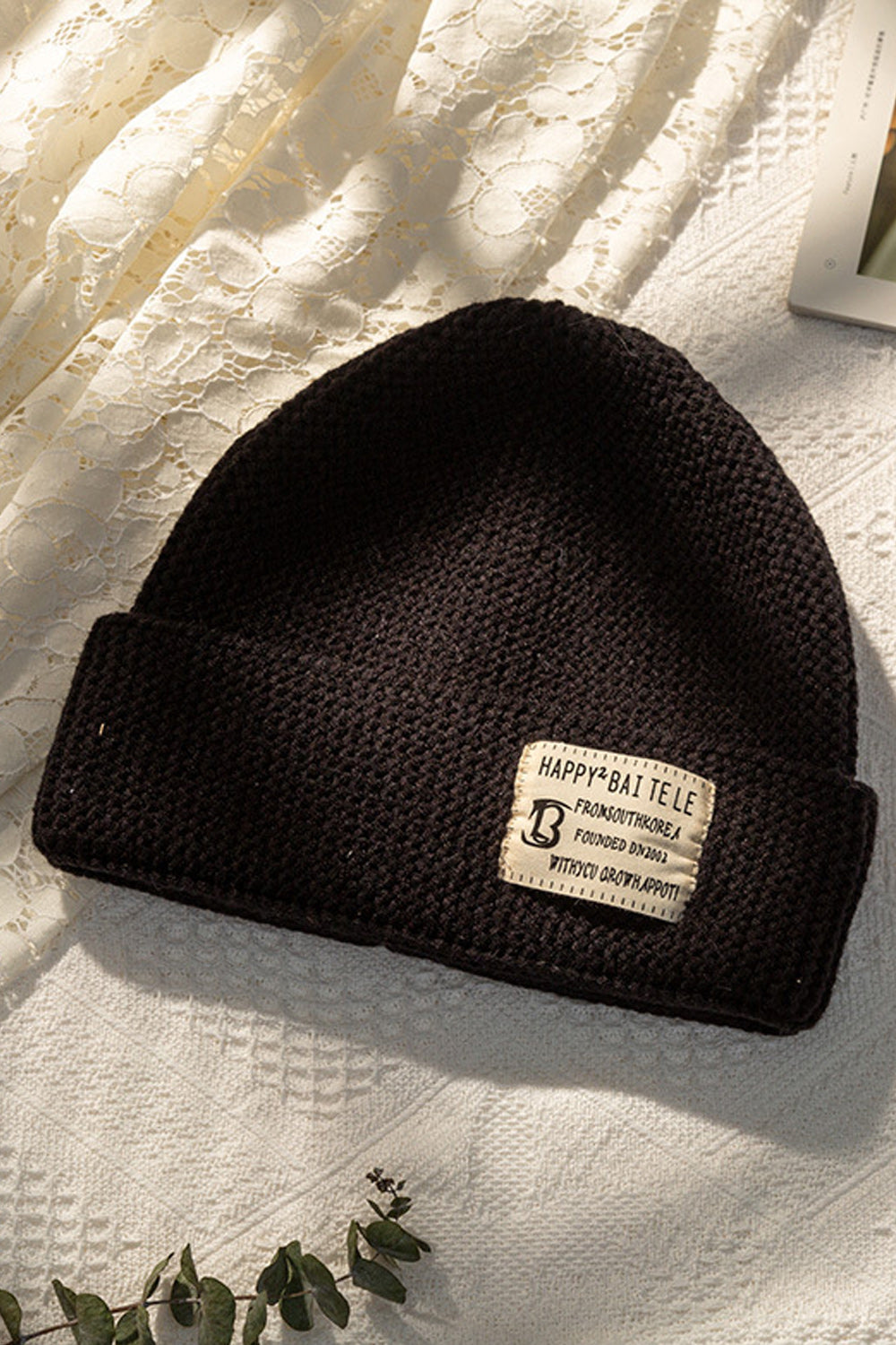 Women Simple Warm Solid Colored Casual Knitted Hat