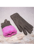 Women Magnificent Solid Pattern Comfortable & Stylish Winter Warm Knitted Gloves