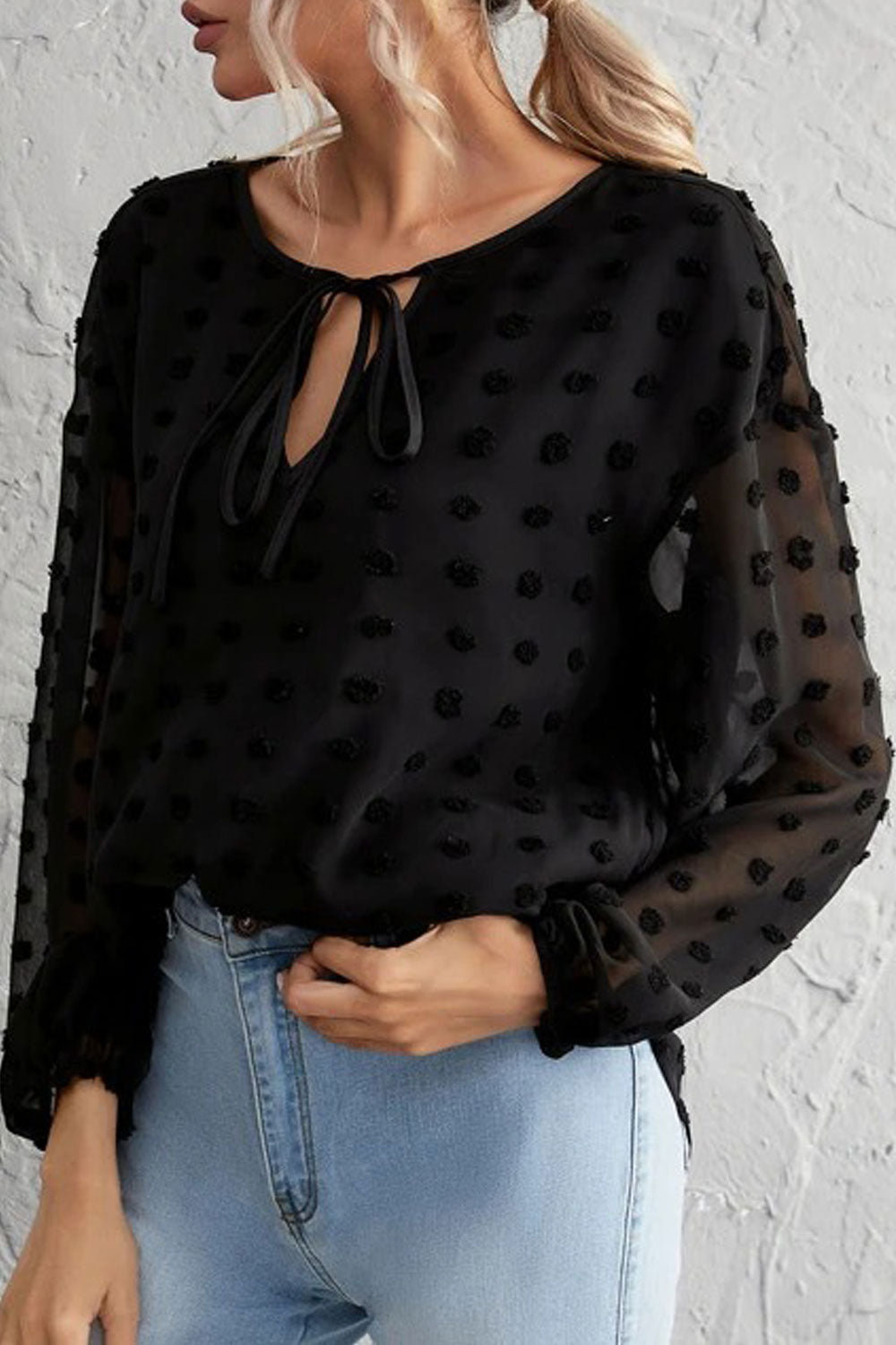 Women Super Stylish keyhole Neck Comfortable Shirt