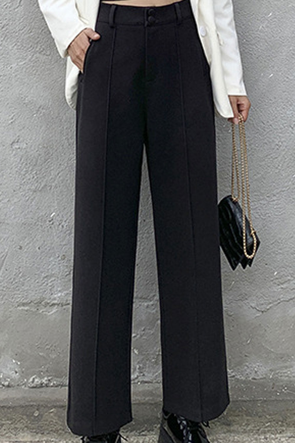 Women Superb Summer Loose Solid Colored Elegant Lightweight Casual Pant