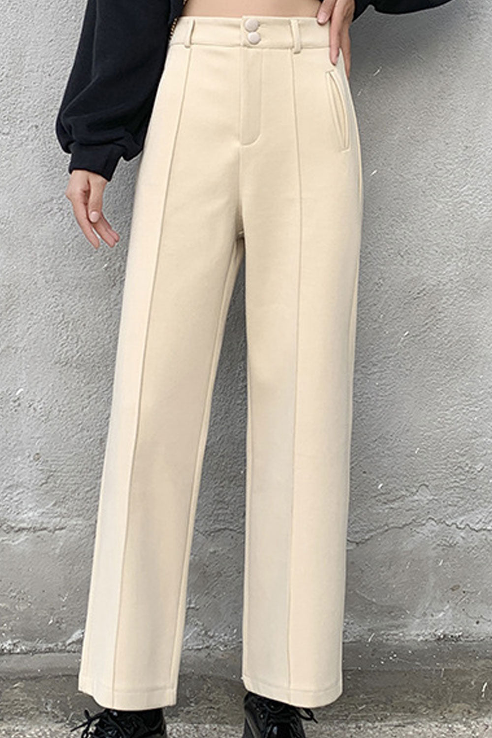 Women Superb Summer Loose Solid Colored Elegant Lightweight Casual Pant