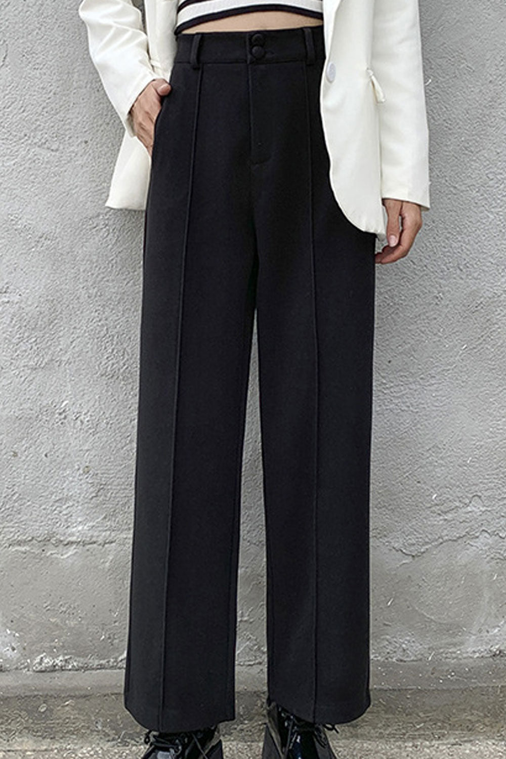 Women Superb Summer Loose Solid Colored Elegant Lightweight Casual Pant