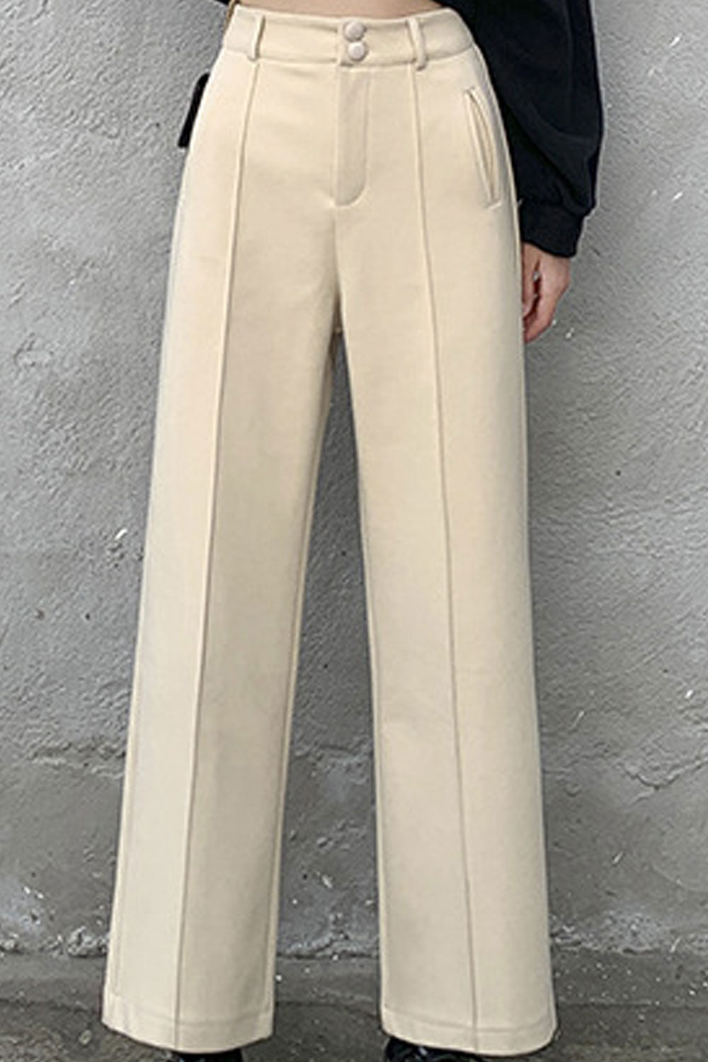 Women Superb Summer Loose Solid Colored Elegant Lightweight Casual Pant
