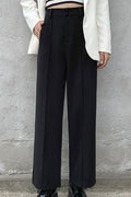Women Superb Summer Loose Solid Colored Elegant Lightweight Casual Pant