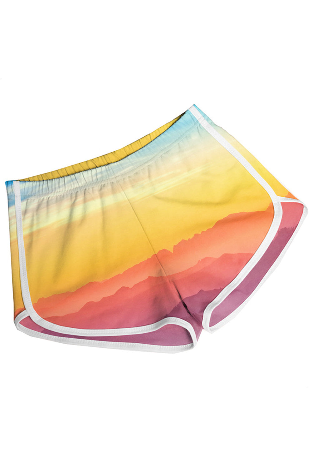 Women Alluring Printed Pattern Relaxed Fit Elasticated Waist Summer Breathable Casual Short
