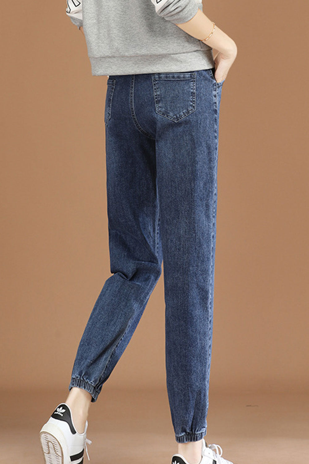 Women Splendid Solid Colored Elasticated High Waist Lovely Solid Colored Weekend Denim Jeans