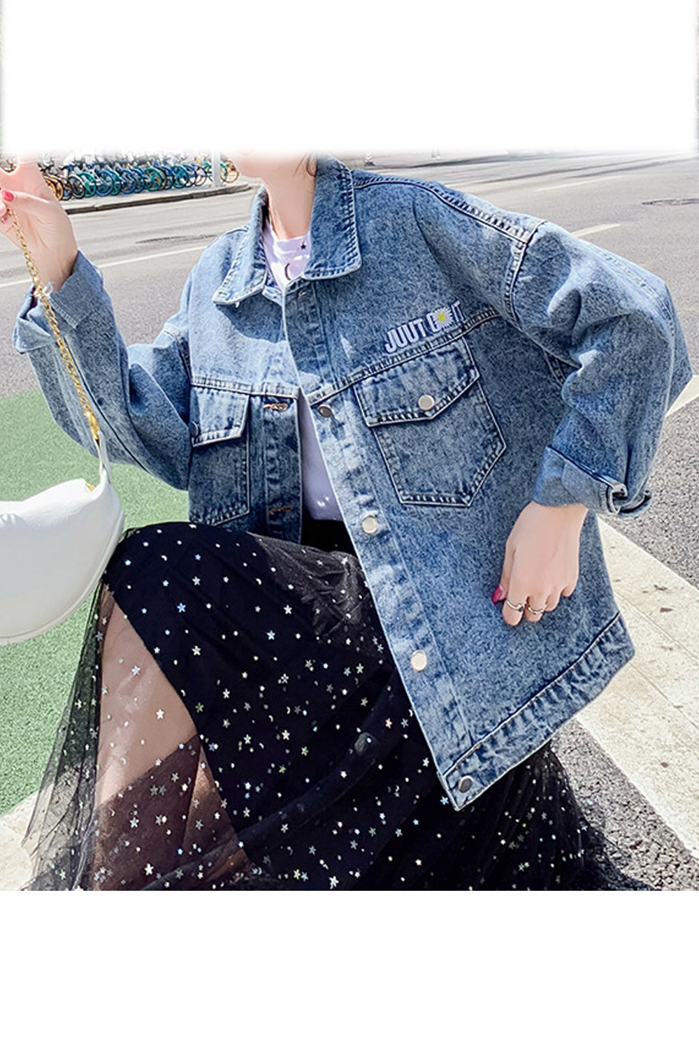 Women Tremendous Long Sleeve Breathable Windproof Casual Winter Denim Jacket