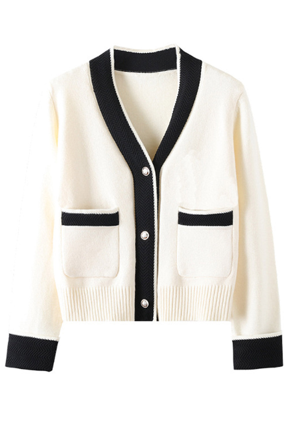 Women Casual Fashion Long Sleeve Short Body Warm Cardigan