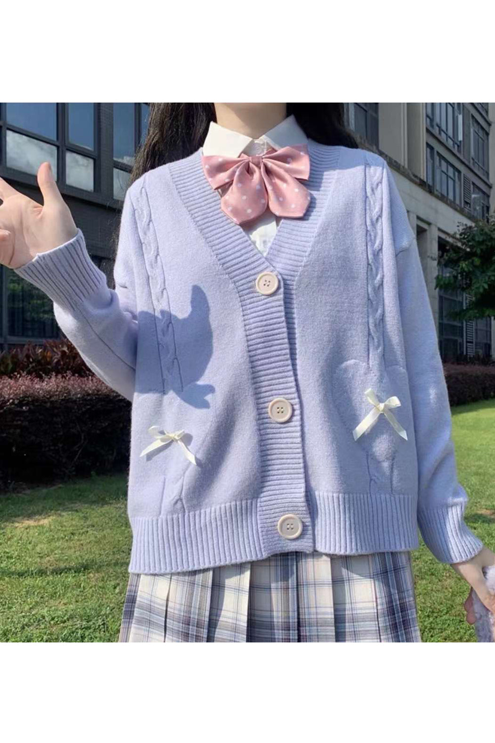 Women Delightful Solid Colored Comfortable V-Neck Warm Long Sleeve Casual Winter Cardigan