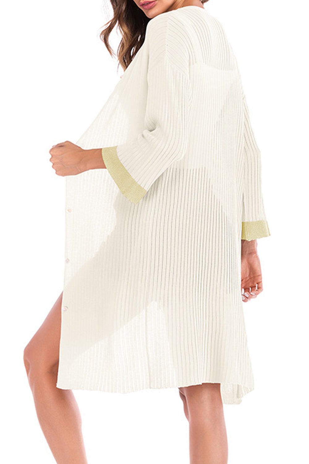 Women Thick & Comfy Long Sleeve Fabulous Solid Colored Mid-Length Casual Winter Cardigan