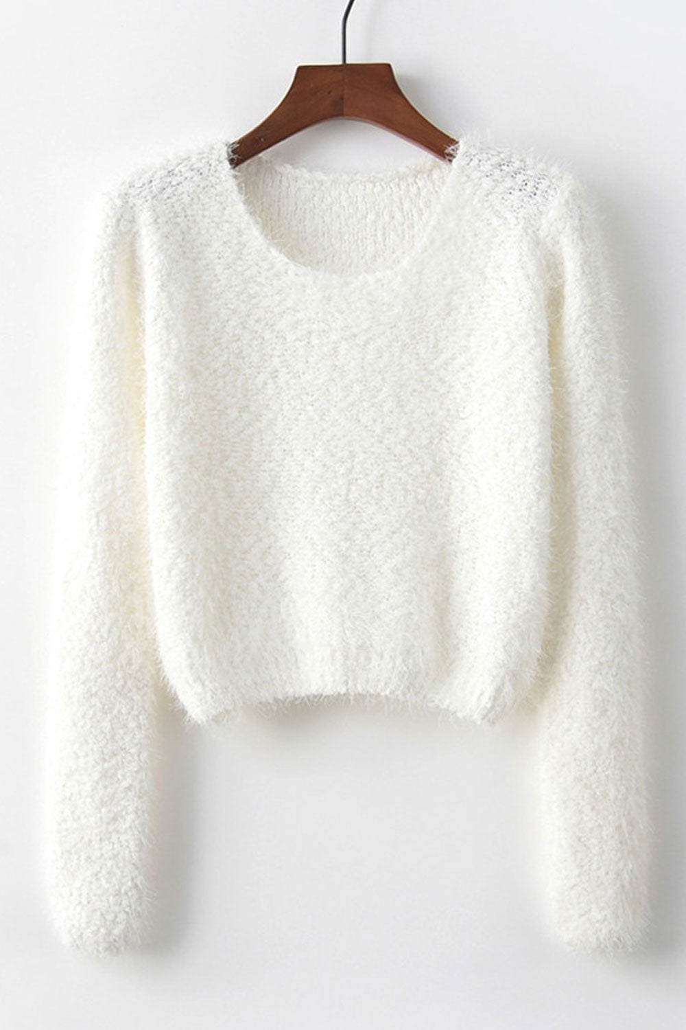 Women Knitted Long Sleeve Winter Pullover Fashion Splendid Solid Colored Weekend Sweater